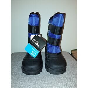 Rugged Outback Boys Shell Winter Boot Size 11 Blue and Black with Box missing Li